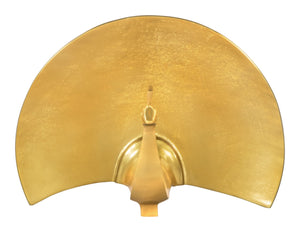 Zuo Modern Fan Aluminum Modern Commercial Grade Table Art Gold Aluminum