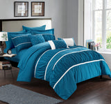 Cheryl Teal King 10pc Comforter Set