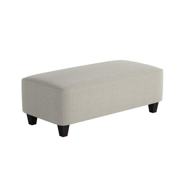 Fusion 100-C Transitional Cocktail Ottoman 100-C Invitation Linen 49" Wide Cocktail Ottoman