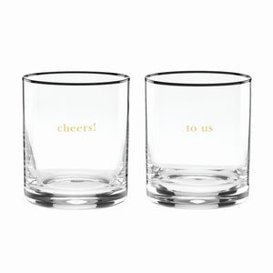 Kate Spade Cheers To Us Double Old Fashioned Glasses, Set of 2 895185