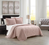 Rhapsody Blush King 3pc Quilt Set