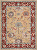 Nourison Parisa PSA07 French Country Machine Made Loom-woven Indoor Area Rug Gold Brick 8'6" x 11'6" 99446858818