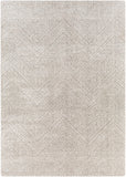 Gavic GVC-2300 Modern Polyester, Polypropylene Rug GVC2300-5373 Silver Gray, Beige, Charcoal 55% Polyester, 45% Polypropylene 5'3" x 7'3"