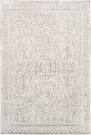 Gavic GVC-2301 Global Polyester, Polypropylene Rug GVC2301-6796 Cream, Beige, Light Gray, Taupe, Charcoal 55% Polyester, 45% Polypropylene 6'7" x 9'6"