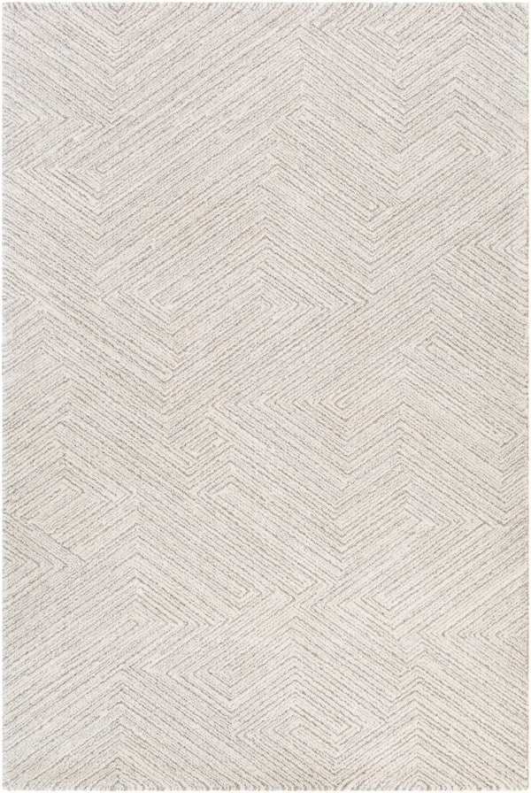 Gavic GVC-2302 Modern Polyester, Polypropylene Rug GVC2302-912 Cream, Beige, Light Gray, Taupe, Charcoal 55% Polyester, 45% Polypropylene 9' x 12'