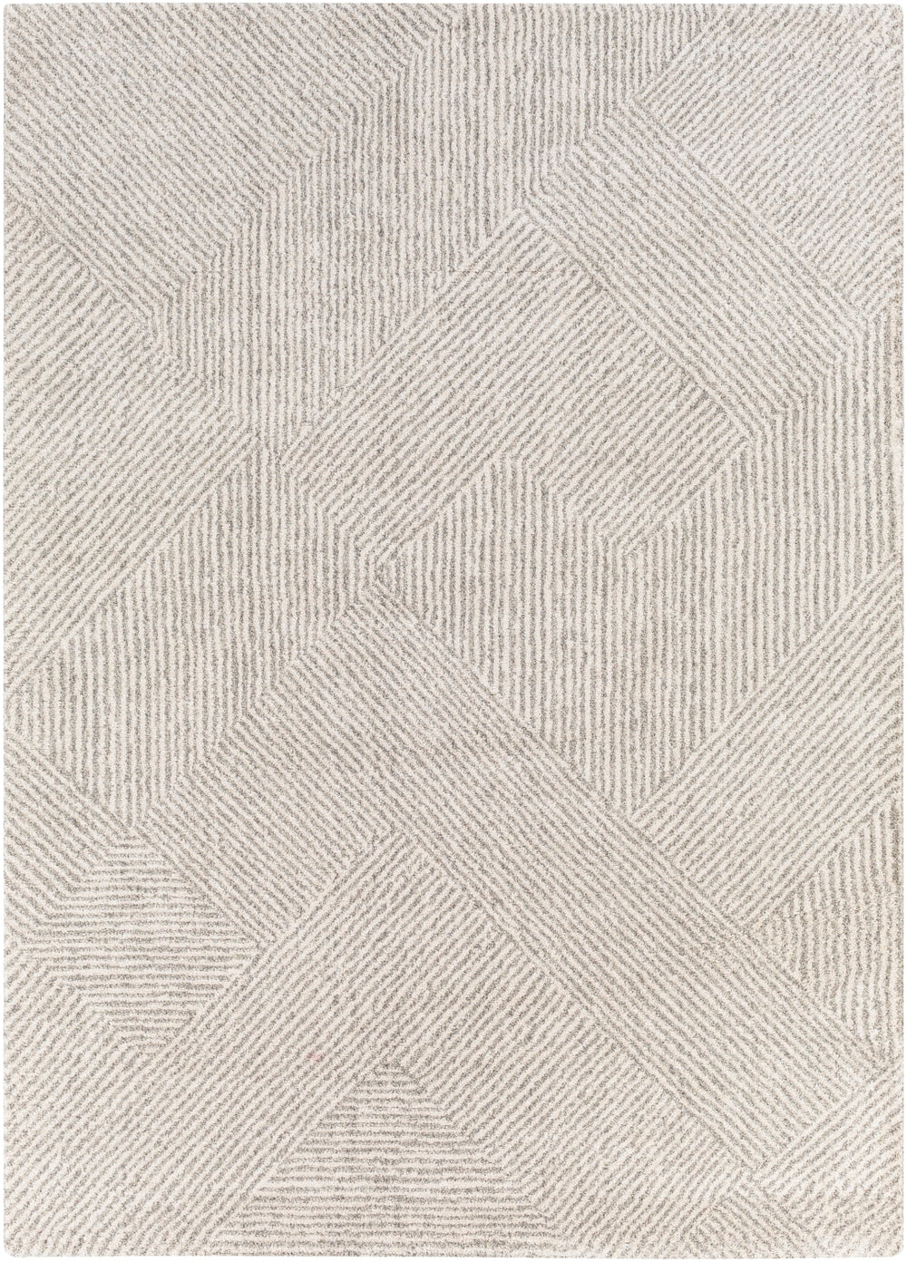Gavic GVC-2304 Modern Polyester, Polypropylene Rug GVC2304-912 Cream, Beige, Light Gray, Taupe, Charcoal 55% Polyester, 45% Polypropylene 9' x 12'