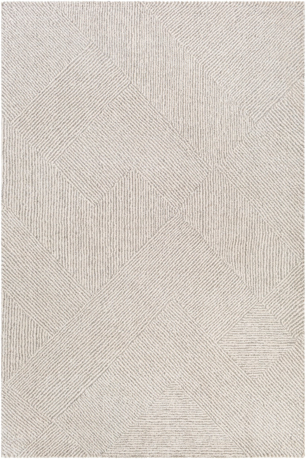 Gavic GVC-2304 Modern Polyester, Polypropylene Rug GVC2304-912 Cream, Beige, Light Gray, Taupe, Charcoal 55% Polyester, 45% Polypropylene 9' x 12'