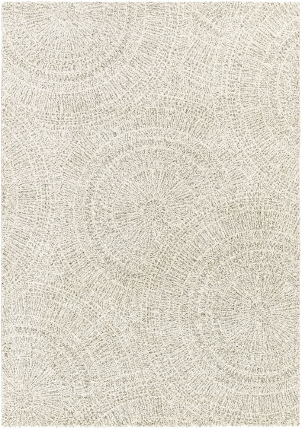Gavic GVC-2306 Modern Polyester, Polypropylene Rug GVC2306-912 Cream, Beige, Light Gray, Taupe, Charcoal 55% Polyester, 45% Polypropylene 9' x 12'