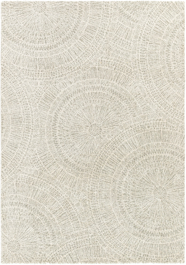 Gavic GVC-2306 Modern Polyester, Polypropylene Rug GVC2306-912 Cream, Beige, Light Gray, Taupe, Charcoal 55% Polyester, 45% Polypropylene 9' x 12'