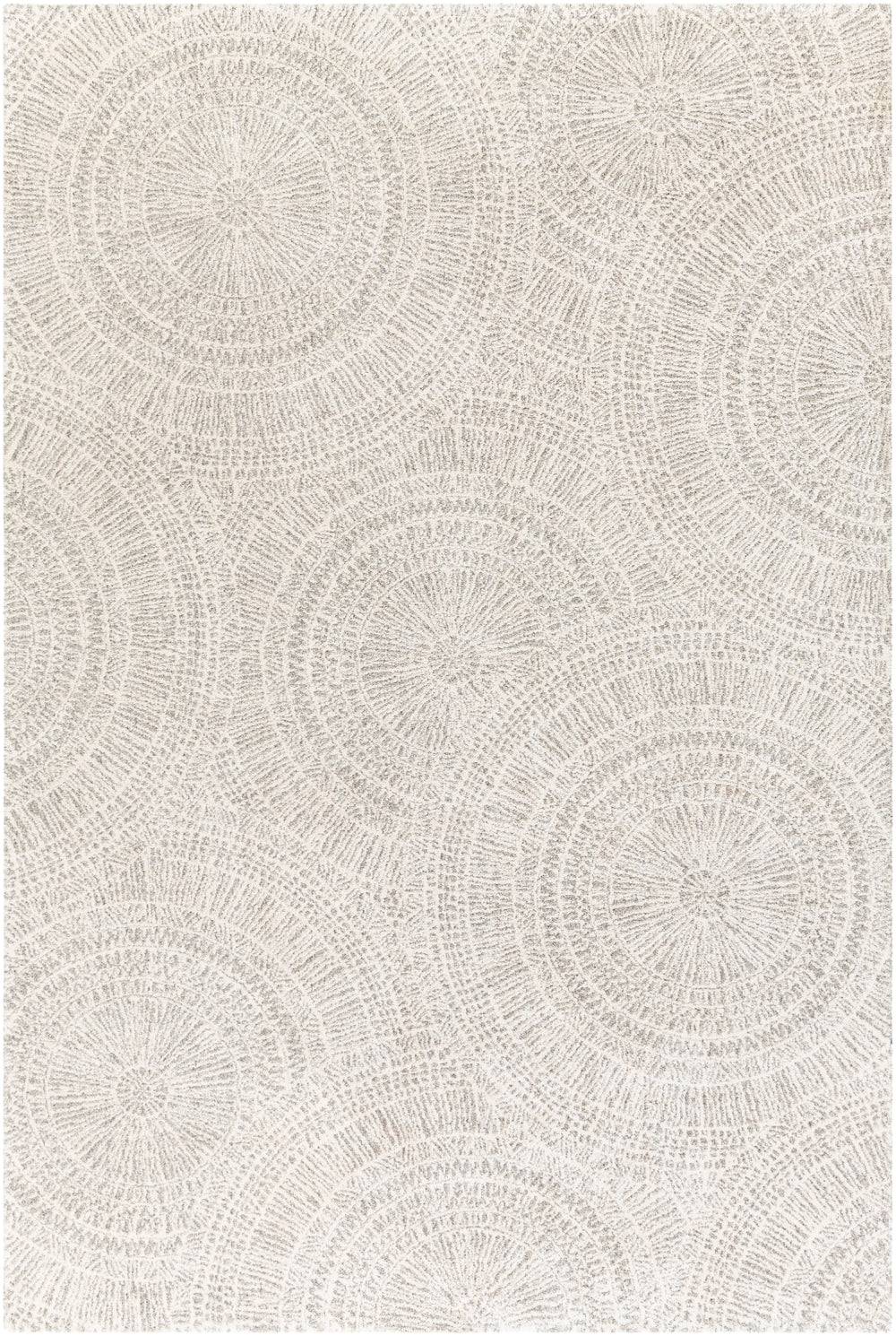 Gavic GVC-2306 Modern Polyester, Polypropylene Rug GVC2306-912 Cream, Beige, Light Gray, Taupe, Charcoal 55% Polyester, 45% Polypropylene 9' x 12'