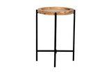 Porter Designs Camden Solid Wood Transitional End Table Natural 05-215-08-4016