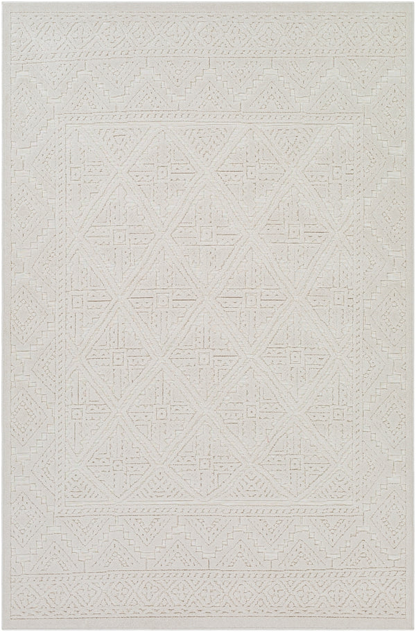 Greenwich GWC-2307 Global Polypropylene Rug GWC2307-5373 Cream 100% Polypropylene 5'3" x 7'3"