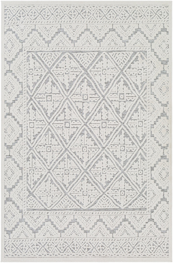 Greenwich GWC-2308 Global Polypropylene Rug GWC2308-71010 Cream, Medium Gray 100% Polypropylene 7'10" x 10'