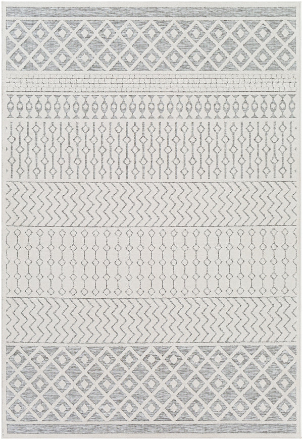 Greenwich GWC-2318 Global Polypropylene Rug GWC2318-81012 Cream, Medium Gray 100% Polypropylene 8'10" x 12'