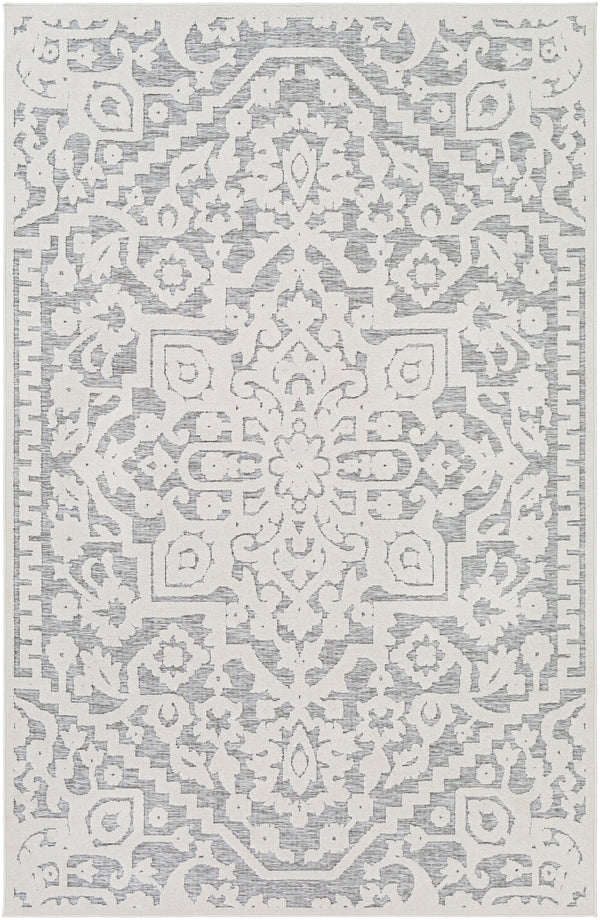 Greenwich GWC-2319 Traditional Polypropylene Rug GWC2319-71010 Cream, Medium Gray 100% Polypropylene 7'10" x 10'