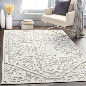 Greenwich GWC-2319 Traditional Polypropylene Rug GWC2319-71010 Cream, Medium Gray 100% Polypropylene 7'10" x 10'