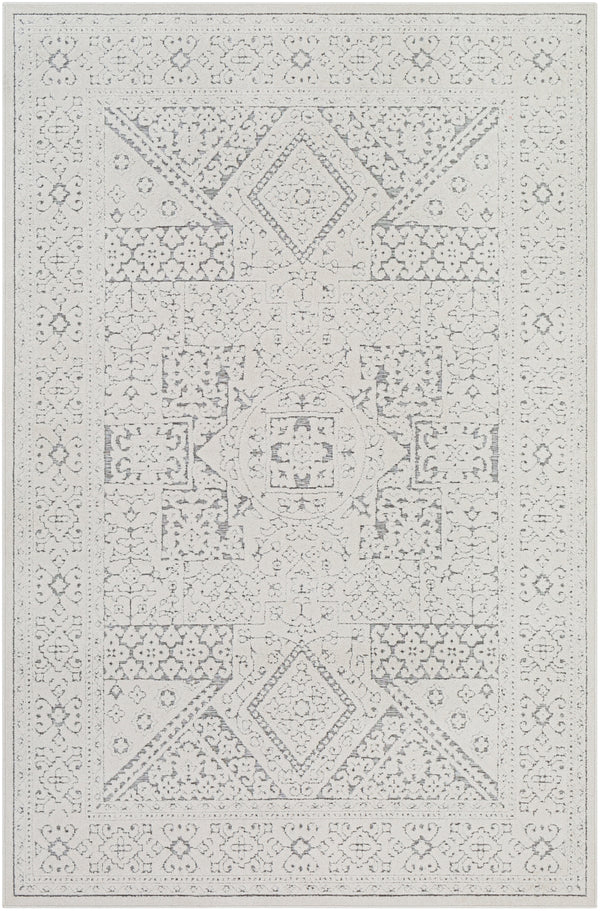 Greenwich GWC-2322 Global Polypropylene Rug GWC2322-71010 Cream, Medium Gray 100% Polypropylene 7'10" x 10'