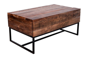 Porter Designs Lakewood Solid Acacia Wood Transitional Coffee Table Brown 05-190-04-0808