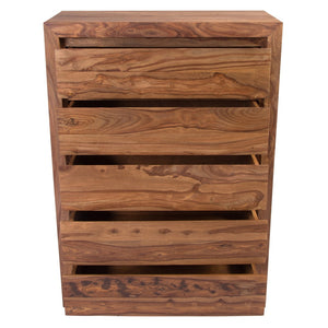 Porter Designs Urban Solid Sheesham Wood Contemporary Chest Natural 04-117-03-1432