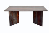 Porter Designs Cambria Solid Sheesham Wood Modern Coffee Table Gray 05-116-02-8400M-KIT