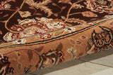 Nourison Nourison 2000 2206 Persian Handmade Tufted Indoor Area Rug Brown 4' x ROUND 99446730145