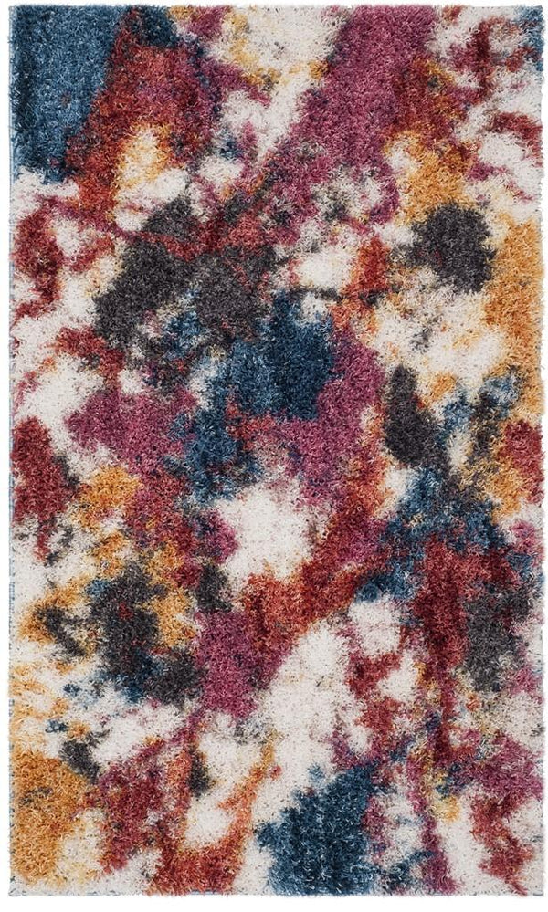 Safavieh Gypsy Shag 521 Power Loomed Polyester Pile Contemporary Rug GYP521B-4SQ