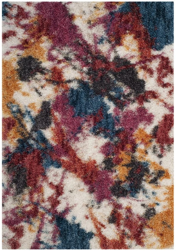 Safavieh Gypsy Shag 521 Power Loomed Polyester Pile Contemporary Rug GYP521B-4SQ