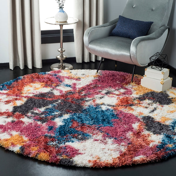 Safavieh Gypsy Shag 521 Power Loomed Polyester Pile Contemporary Rug GYP521B-4SQ