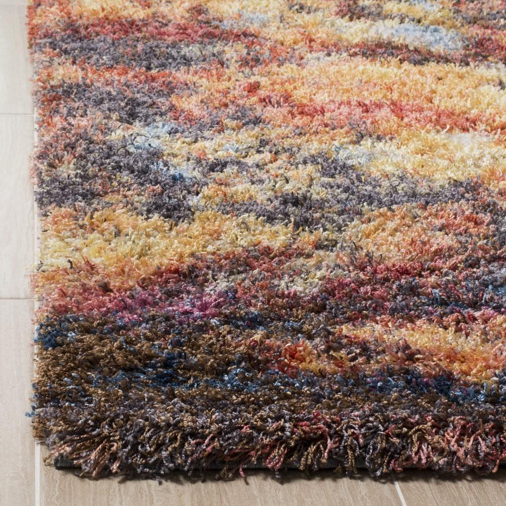 Safavieh Gypsy Shag 522 Power Loomed Polyester Pile Contemporary Rug GYP522C-3