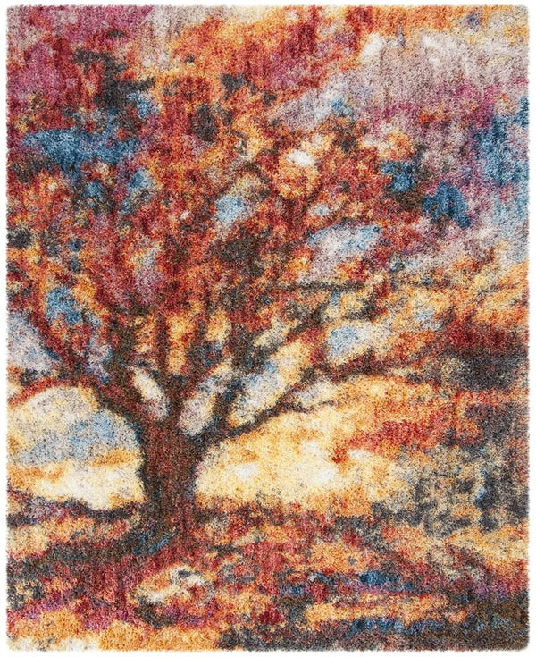 Safavieh Gypsy Shag 522 Power Loomed Polyester Pile Contemporary Rug GYP522C-3