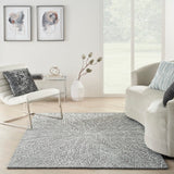 Nourison Michael Amini Ma30 Star SMR03 Glam Handmade Hand Tufted Indoor only Area Rug Slate/Teal 5'3" x 7'3" 99446881564