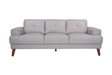 Porter Designs Anzio Top Quality Leather Transitional Sofa Cream 02-204C-01-7120