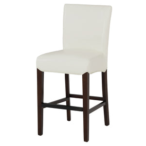 Milton Counter Stool - Elegant Bonded Leather Design with Sturdy Birch Frame and Contemporary Style