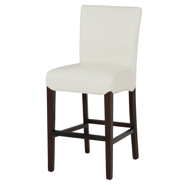 Milton Counter Stool - Elegant Bonded Leather Design with Sturdy Birch Frame and Contemporary Style