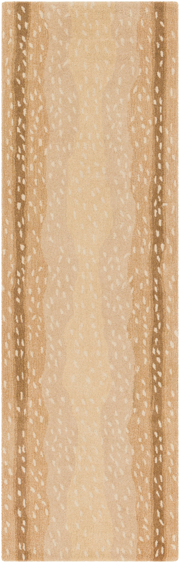 Gazelle GZL-2300 Modern Wool Rug GZL2300-268 Camel, Beige, Taupe, Wheat 100% Wool 2'6" x 8'