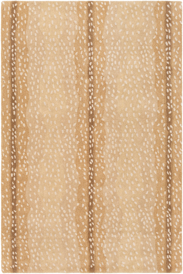 Gazelle GZL-2300 Modern Wool Rug GZL2300-81012 Camel, Beige, Taupe, Wheat 100% Wool 8'10" x 12'