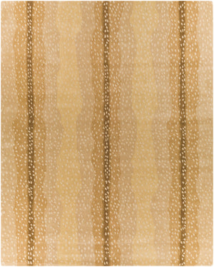 Gazelle GZL-2300 Modern Wool Rug GZL2300-810 Camel, Beige, Taupe, Wheat 100% Wool 8' x 10'