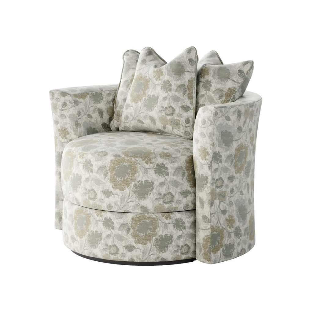 Southern Motion Wild Child  109 Transitional Scatter Pillow Back Swivel Chair 109 318-32