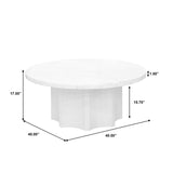 Pulaski Furniture 40" Round Cocktail Table with Marble Top P301561-PULASKI P301561-PULASKI