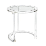 Jacobs Nesting Table - Set of 2 Round Clear