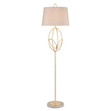 Morely 64'' High 1-Light Floor Lamp - Gold Leaf