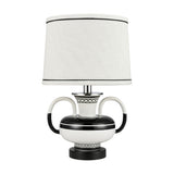 Luxor Gardens 18'' High 1-Light Table Lamp - White