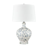 Rueben Crescent 27'' High 1-Light Table Lamp - Blue