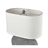 Elin 20'' High 1-Light Table Lamp - Concrete