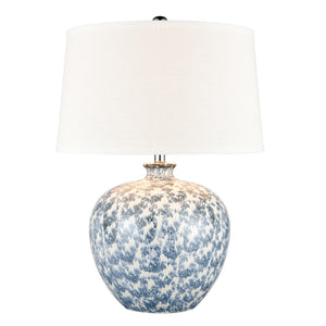 Zoe 28'' High 1-Light Table Lamp - Blue