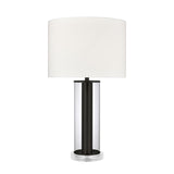 Tower Plaza 26'' High 1-Light Table Lamp - Clear
