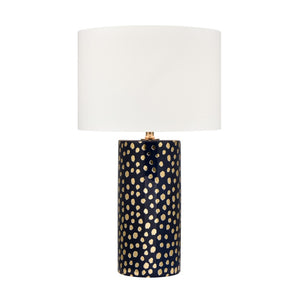 Signe 26'' High 1-Light Table Lamp - Navy