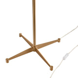 Beaconsfield 65'' High 2-Light Floor Lamp - Aged Brass