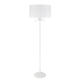 Liliaceae 63'' High 2-Light Floor Lamp - White