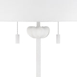 Liliaceae 63'' High 2-Light Floor Lamp - White